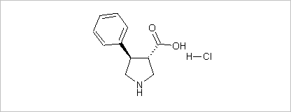 (±)-trans-4-phenyl-pyrrolidine-3-carboxylic acid·HCl(CAS:1049755-65-8)