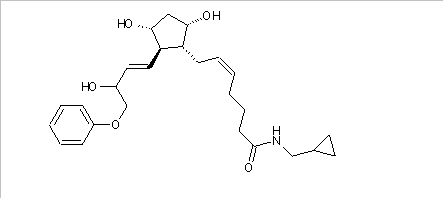 (5Z)-N-(Cyclopropylmethyl)-7-[(1R,2R,3R,5S)-3,5-dihydroxy-2-[(1E,3R)-3-hydroxy-4-phenoxy-1-
buten-1-yl]cyclopentyl]-5-heptenamide(CAS:1138395-09-1)