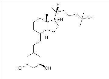 19-nor-Calcitriol

(1R,3R)-5-((E)-2-((1R,3aS,7aR)-1-((R)-6-hydroxy-6-methylheptan-2-yl)-7a-methyldihydro-1H-inden-4(2H,5H,6H,7H,7aH)-ylidene)ethylidene)cyclohexane-1,3-diol(CAS:130447-37-9)
