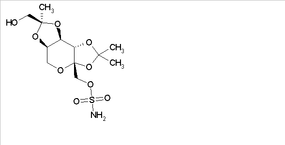 4,5-O-[(1R)-2-Hydroxy-1-methylethylidene]-2,3-O-(1-methylethylidene)-B-D-Fructopyranose 1-Sulfamate(CAS:198215-60-0)