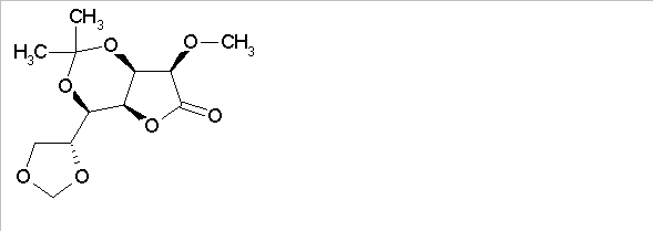 (4R,4aS,7R,7aR)-4-(R)-[1,3]Dioxolan-4-yl-7-methoxy-2,2-dimethyl-tetrahydro-furo[3,2-d][1,3]dioxin-6-one
